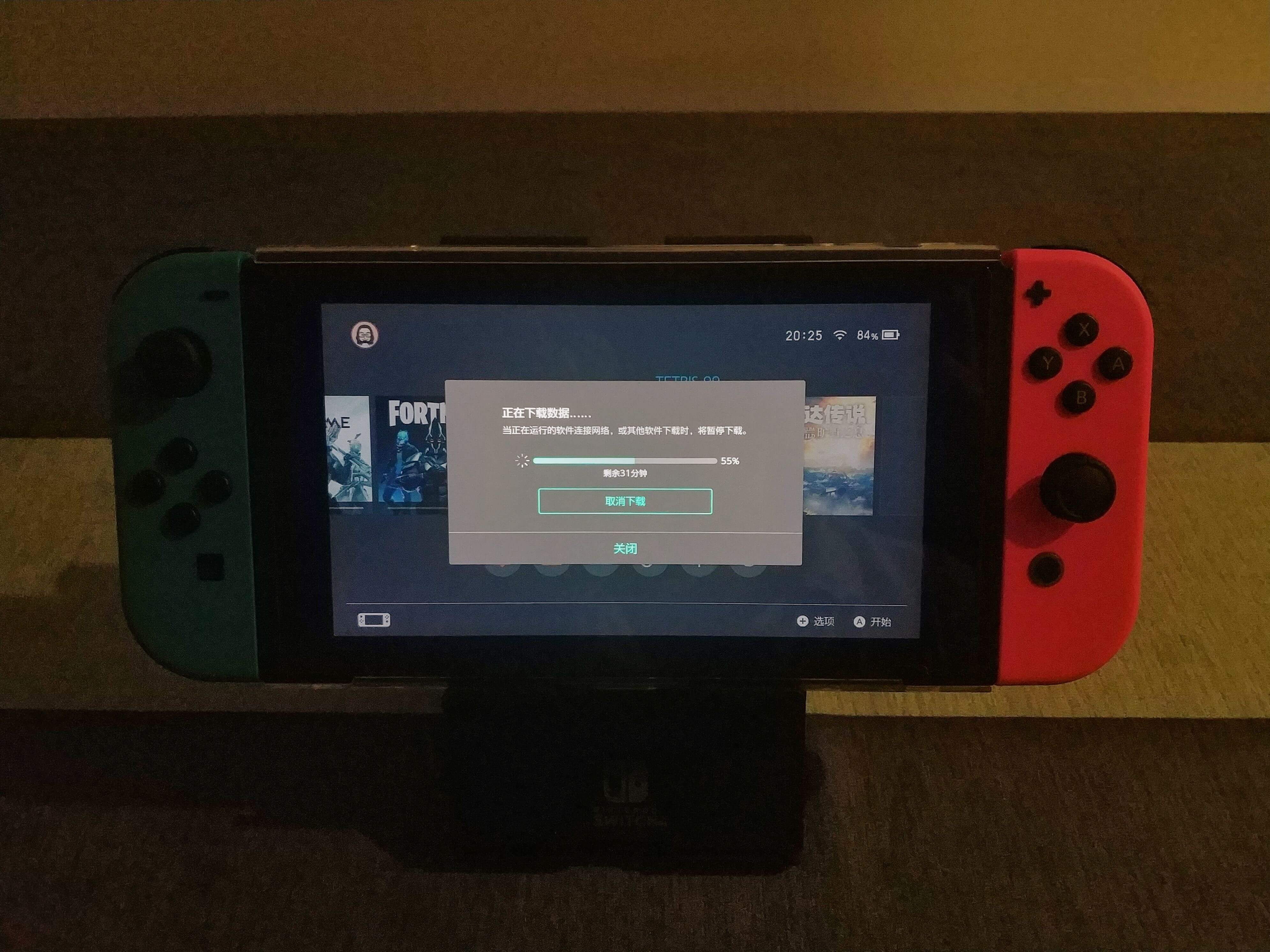 第一台 Switch 留念